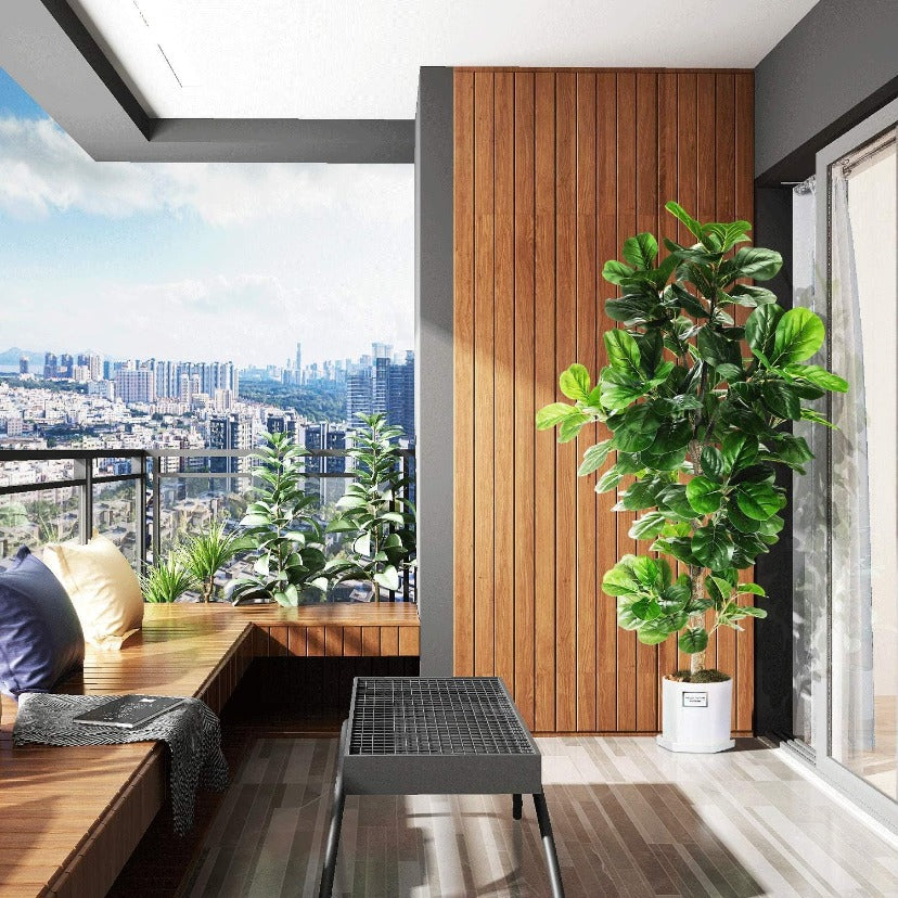 5ft Artificial Fiddle Leaf Fig Tree SowanyEssentialHome