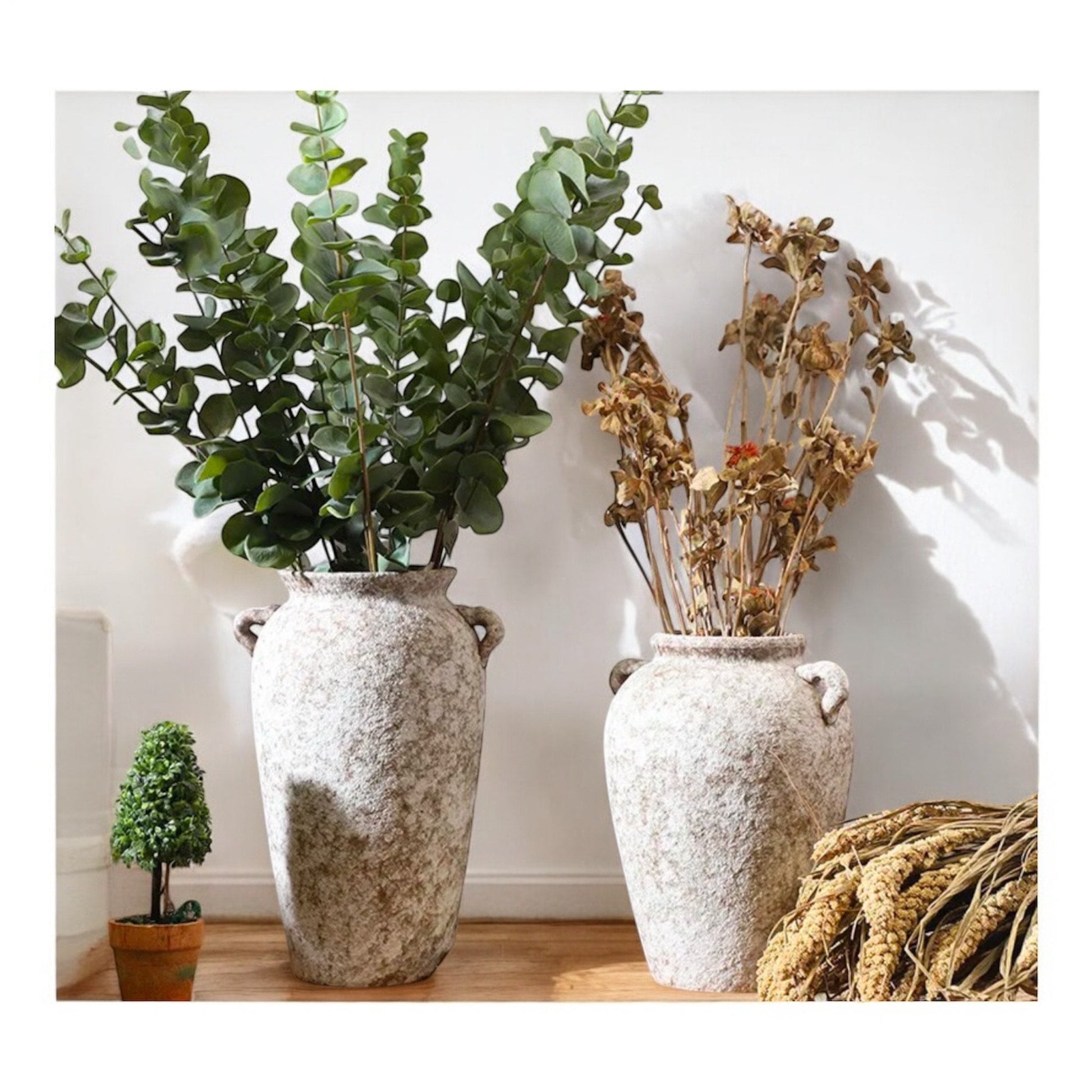 3 sets of Rustic ceramic  vase SowanyEssentialHome