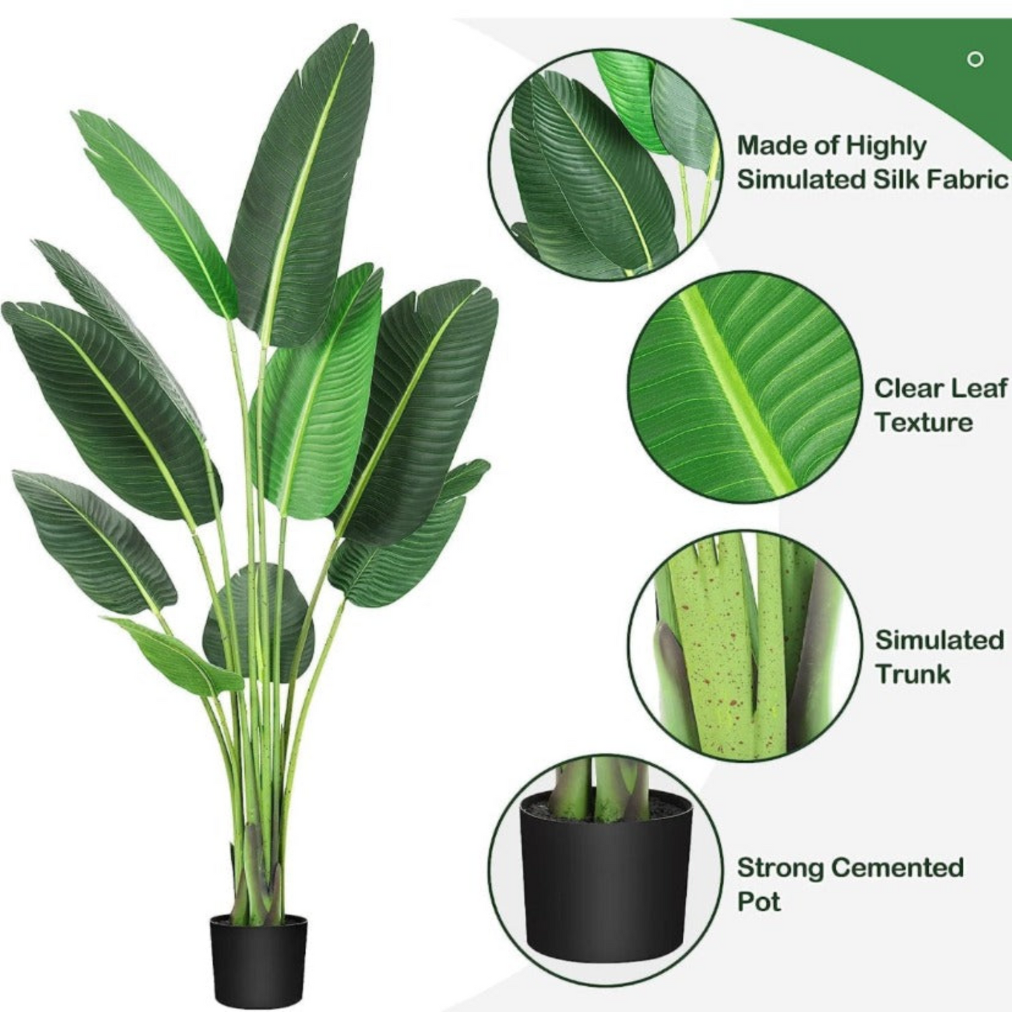 Artificial Silk Banana Plant