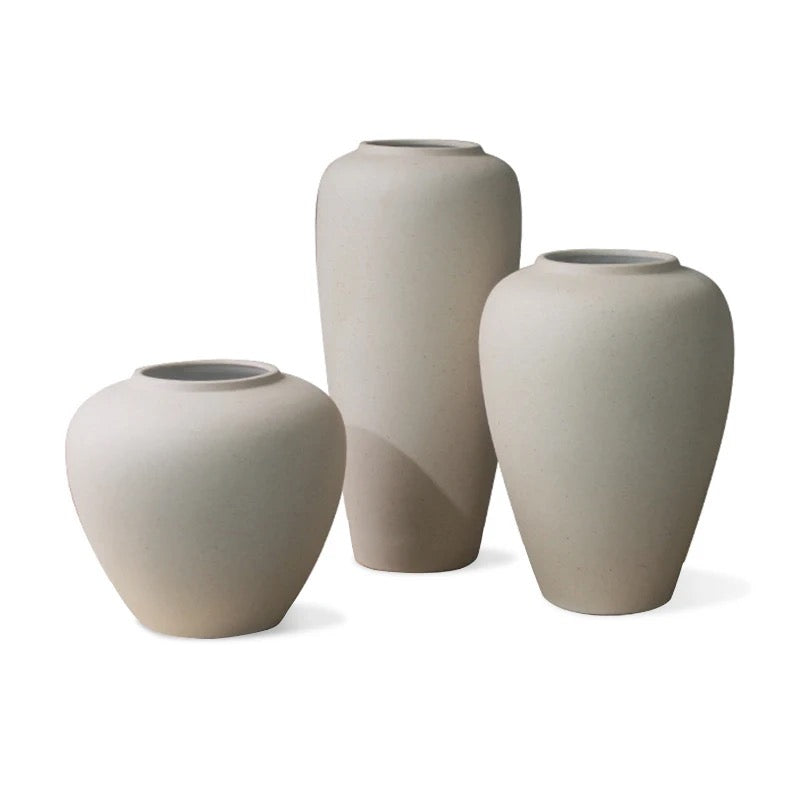 Sets of 3 Rustic Vases