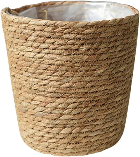 Woven Straw Planters Basket